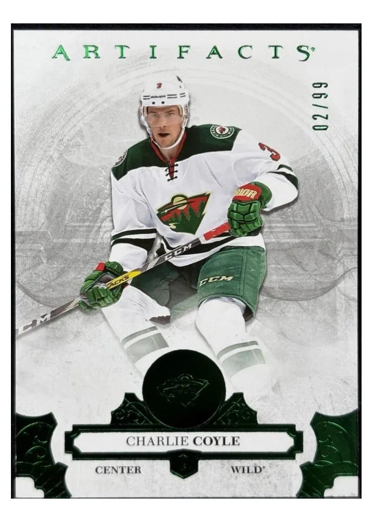 2017-18 Upper Deck Artifacts Base Set Charlie Coyle #7 card