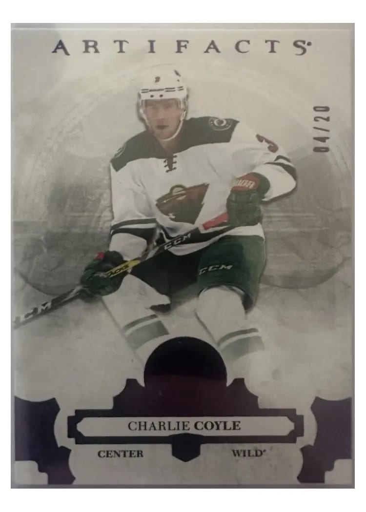 2017-18 Upper Deck Artifacts Base Set Charlie Coyle #7 card