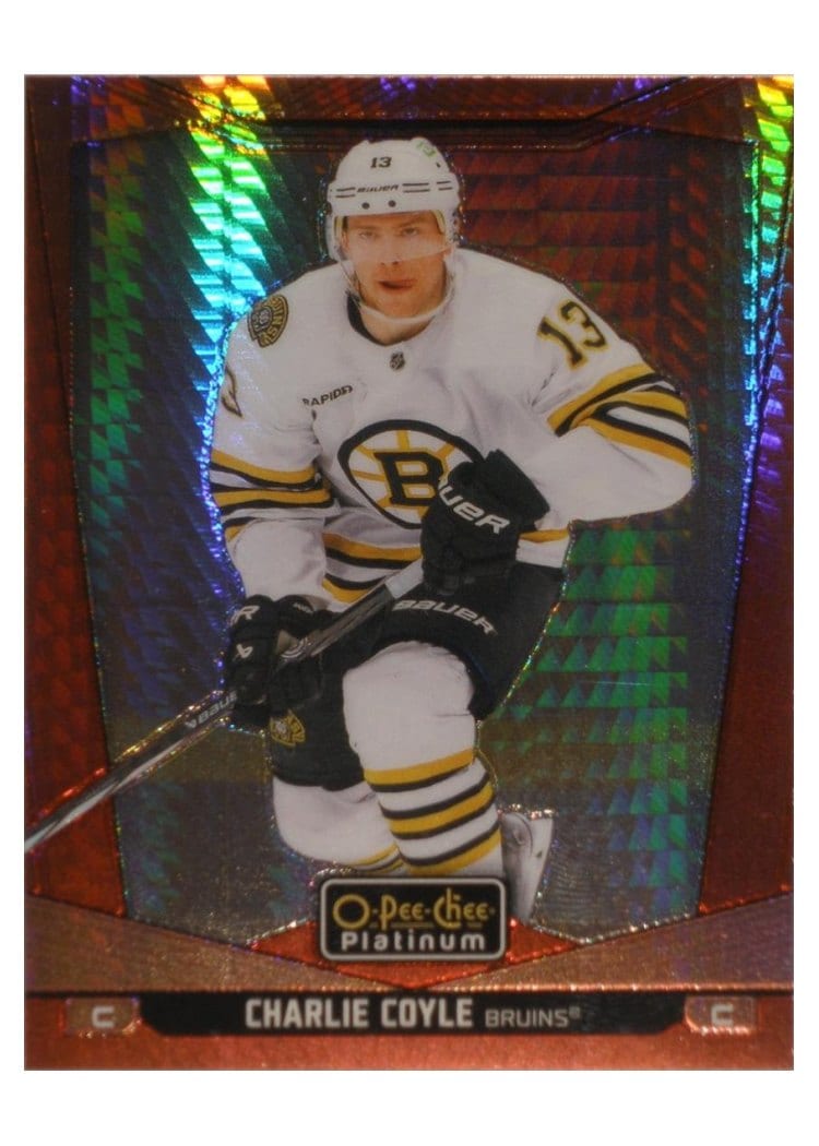 2024-25 O-Pee-Chee Platinum Base Set Charlie Coyle #91 card