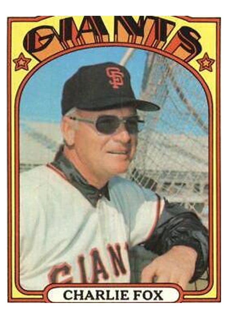 1972 Topps Charlie Fox #129 card