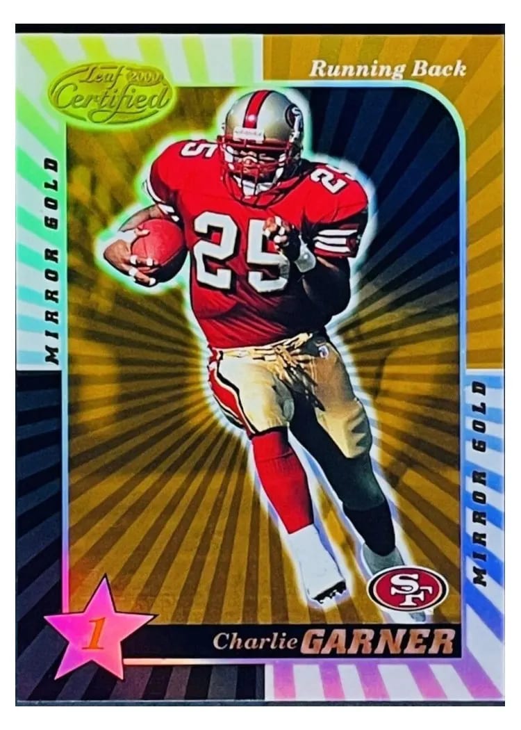 2000 Leaf Certified Charlie Garner #81 card