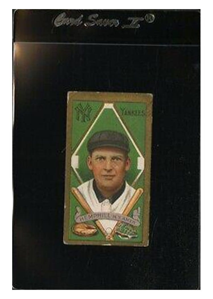 1911 T205 Gold Border Charlie Hemphill card