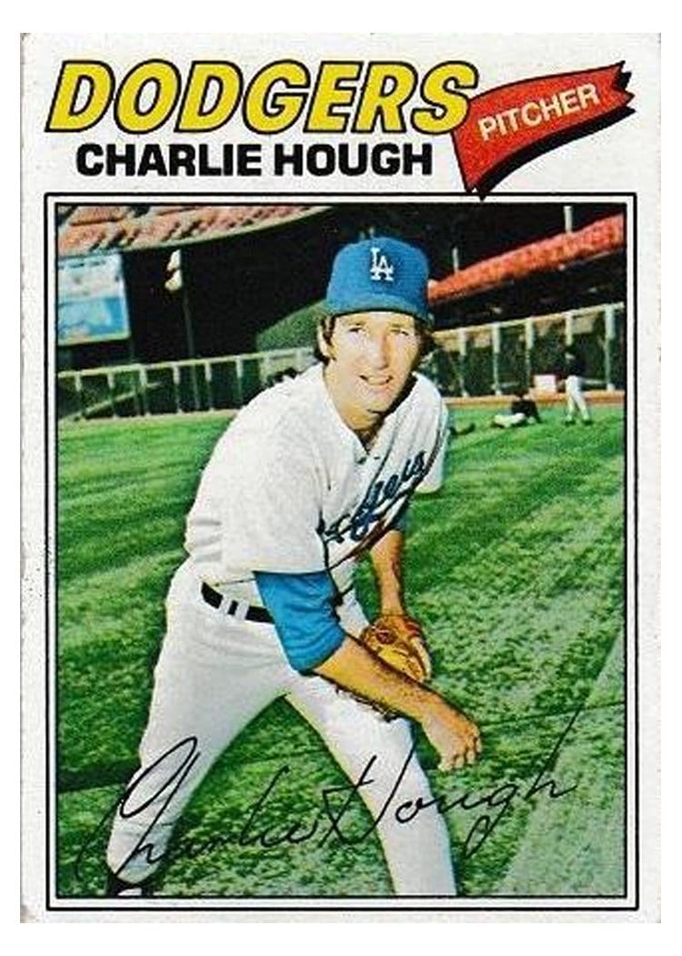 1977 Topps Charlie Hough #298 card