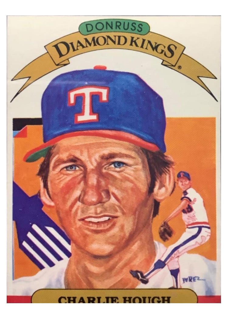 1987 Donruss Charlie Hough #7 card