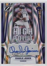 2024 Panini Zenith High Point Signatures Charlie Joiner #HPS-CJR card