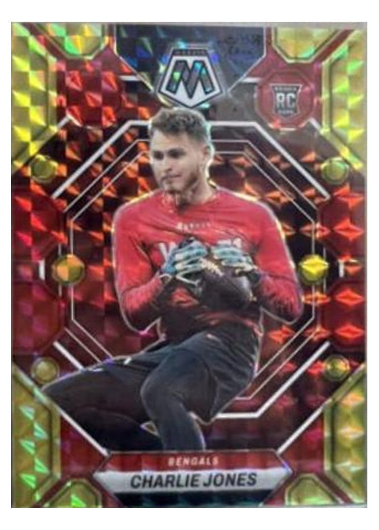 2023 Panini Mosaic Base Set Charlie Jones #299 card
