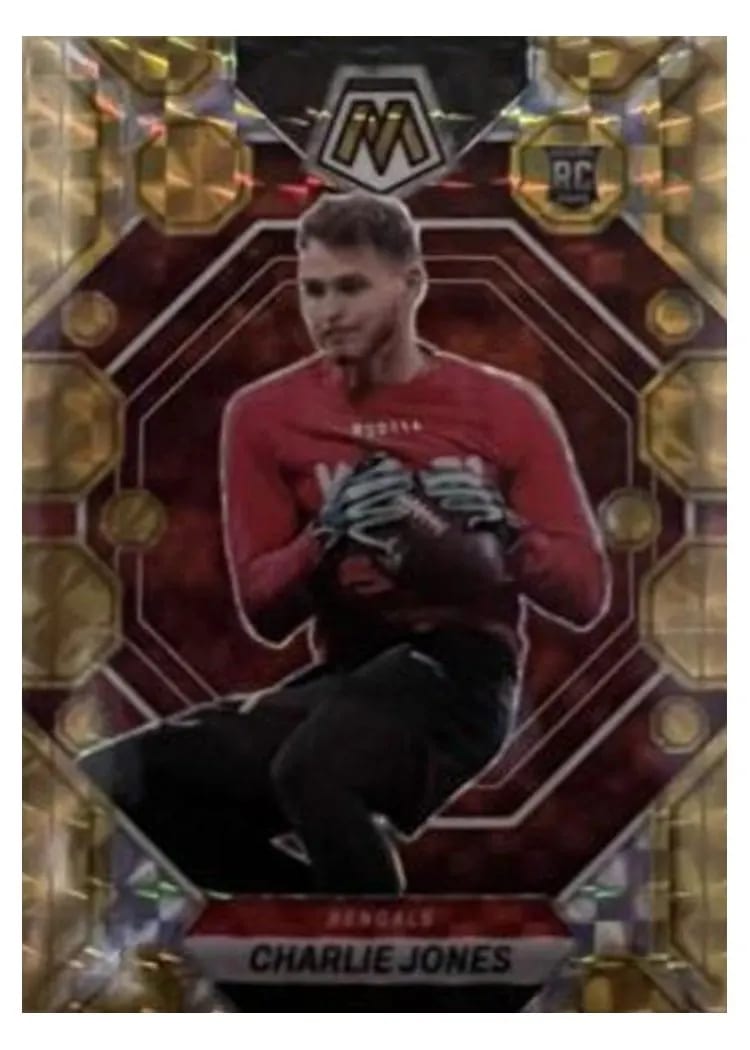 2023 Panini Mosaic Base Set Charlie Jones #299 card