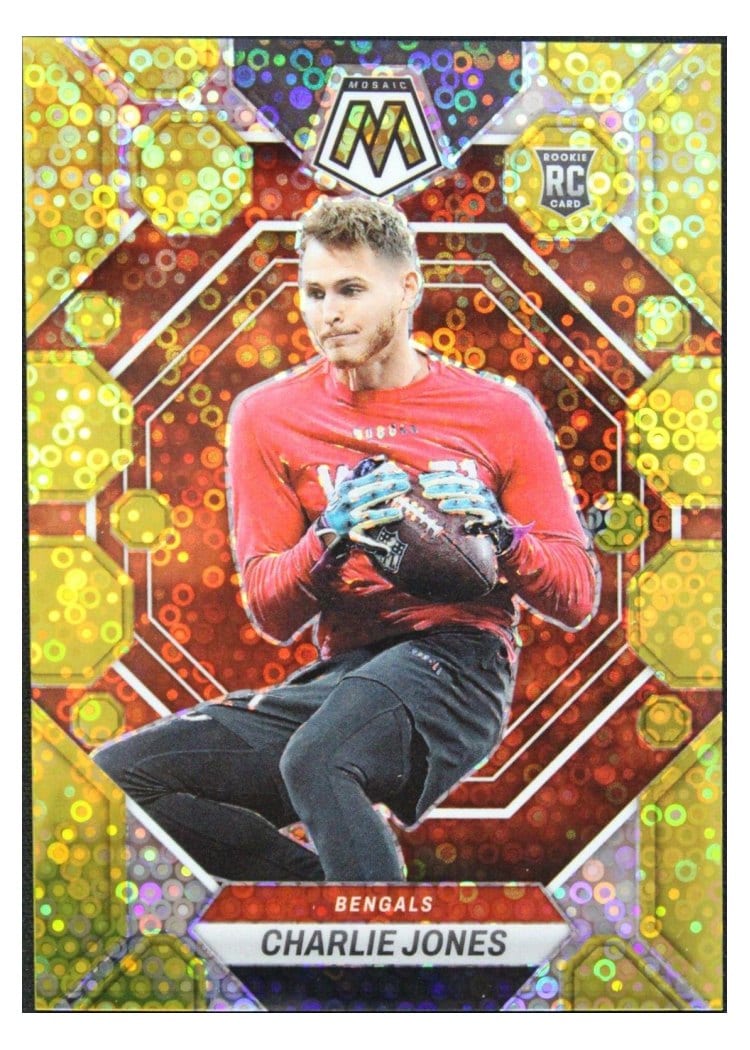 2023 Panini Mosaic Base Set Charlie Jones #299 card