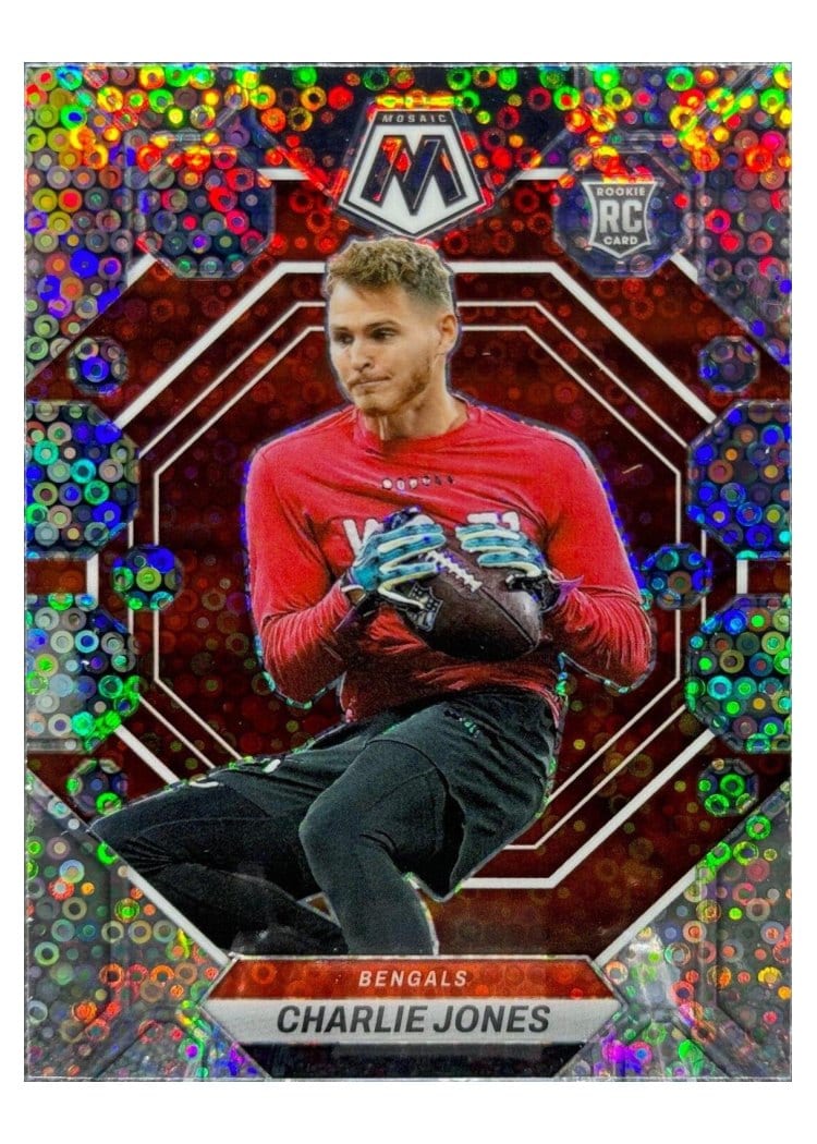 2023 Panini Mosaic Base Set Charlie Jones #299 card