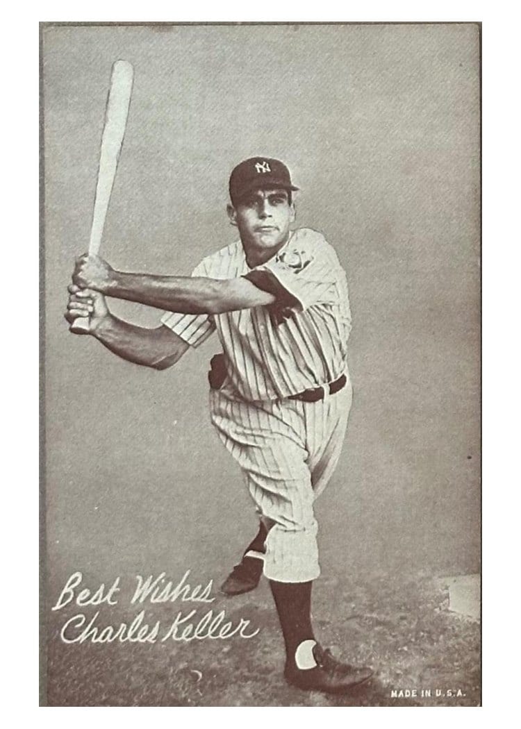 1939 Exhibits Salutation Charlie Keller card