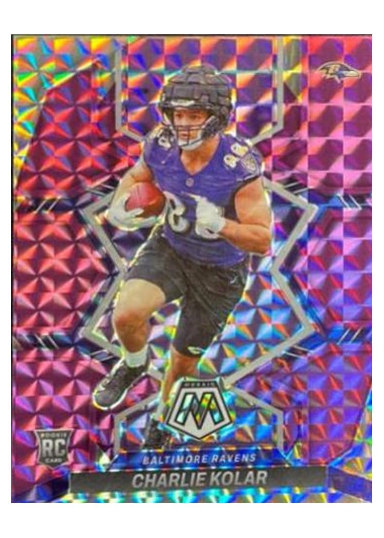 2022 Panini Mosaic Base Set Charlie Kolar Purple #363 card