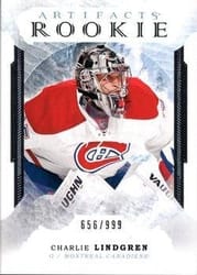 2016-17 Upper Deck Artifacts Base Set Charlie Lindgren #180 card
