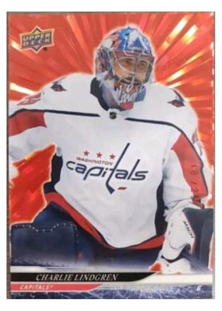 2024-25 Upper Deck Base Set Charlie Lindgren #191 card