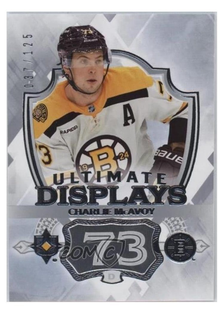 2023-24 Upper Deck Ultimate Collection Ultimate Displays Charlie McAvoy #UD-CM card