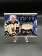 2025-26 Upper Deck Black Diamond Diamond Mine Relics Charlie McAvoy #DMR-CM card