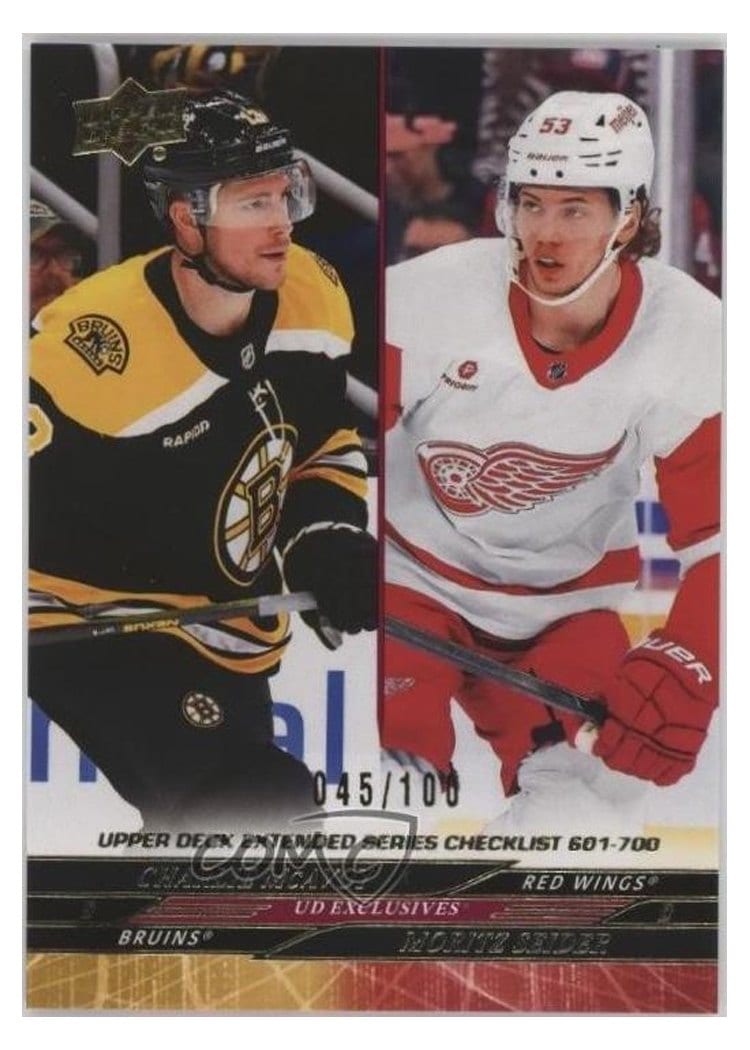 2024-25 Upper Deck Base Set Charlie McAvoy / Moritz Seider Exclusive #700