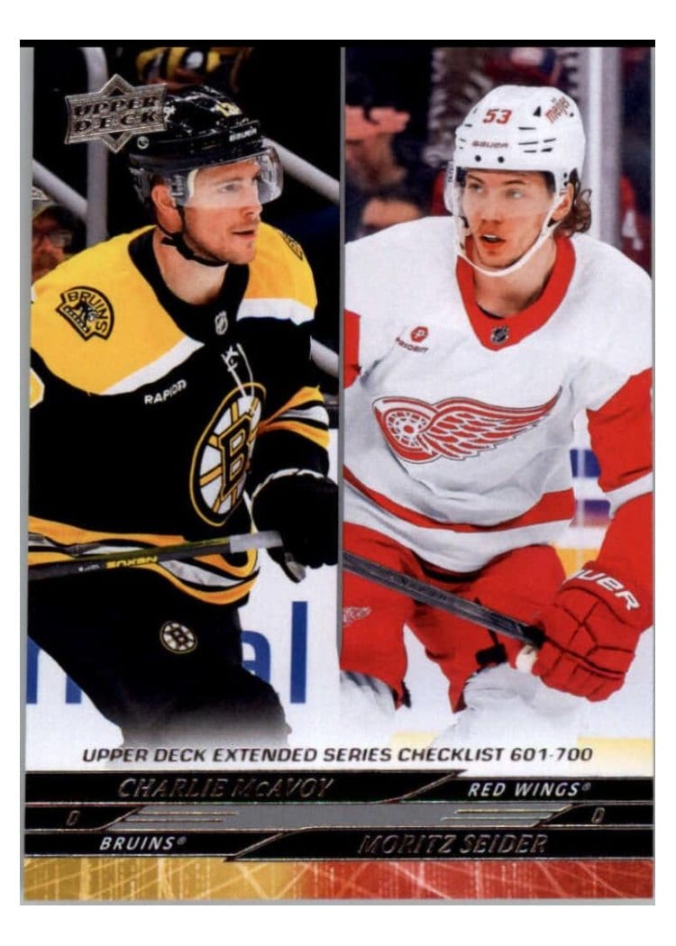 2024-25 Upper Deck Base Set Charlie McAvoy / Moritz Seider #700