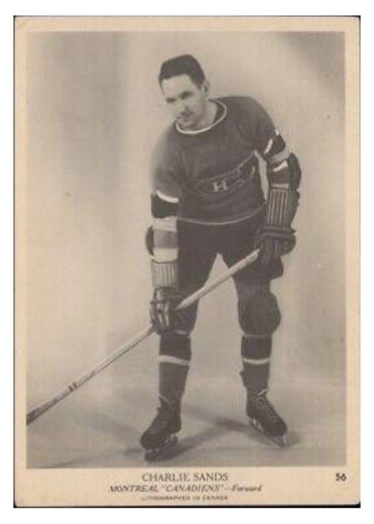 1939 O-Pee-Chee V301-1 Charlie Sands #56 card