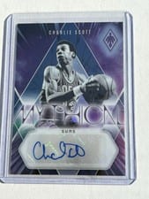 2023-24 Panini Phoenix Mythical Autographs Charlie Scott #MA-CSC card