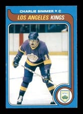 1979 O-Pee-Chee Charlie Simmer #191 card