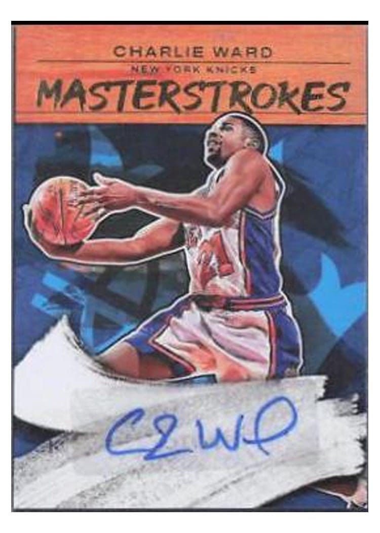 2022-23 Panini Court Kings Masterstrokes Charlie Ward #MS-CWK card