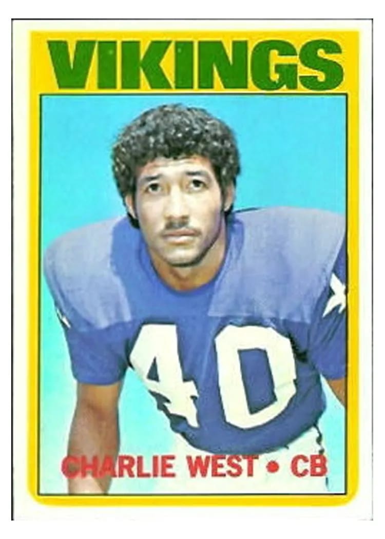1972 Topps Charlie West #53 card