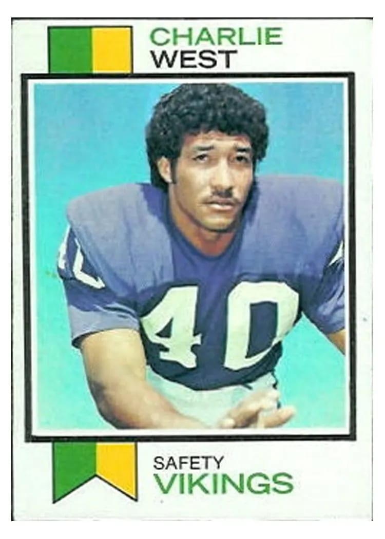 1973 Topps Charlie West #328 card