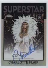 2026 Topps Chrome WWE 1986 Topps Autographs Charlotte Flair #86T-CF card