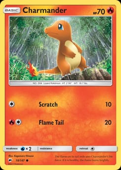Charmander Burning Shadows card
