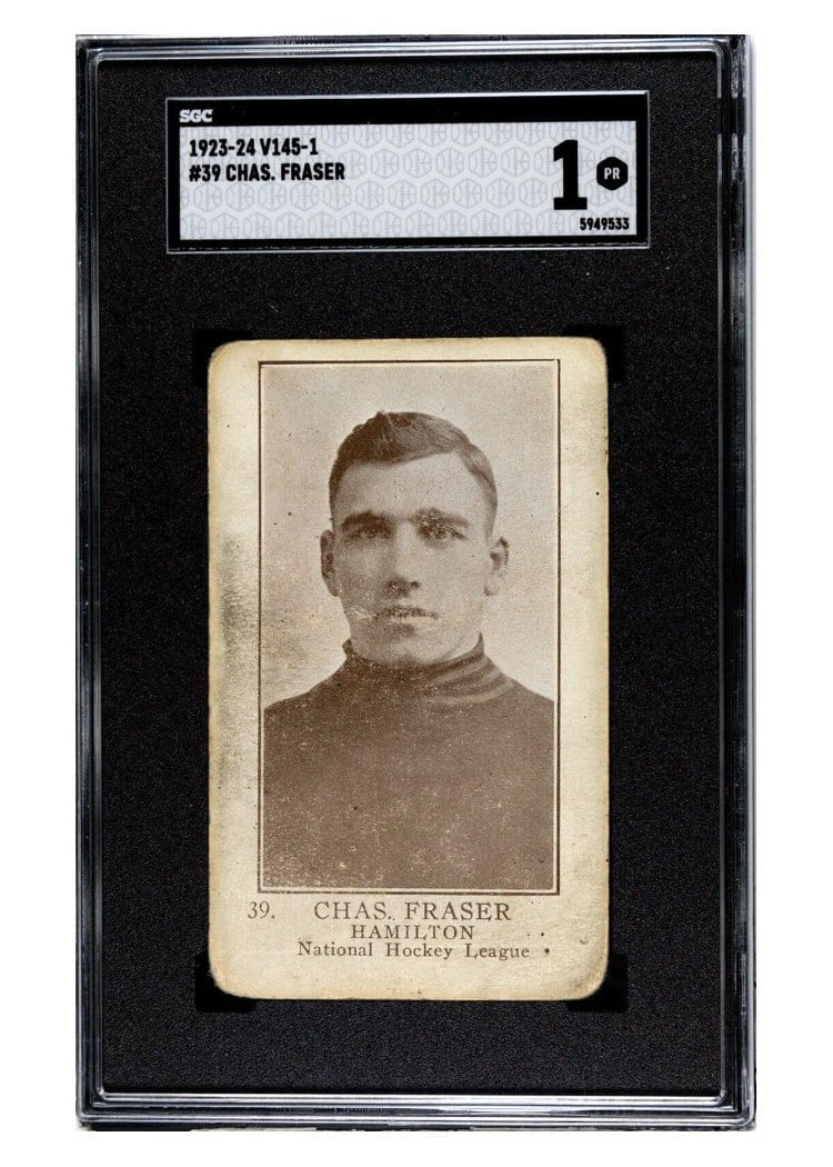 1923 V145-1 Paterson Chas. Fraser #39 card