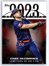 2024 Topps 2023 Greatest Hits Chas McCormick #23GH-7 card