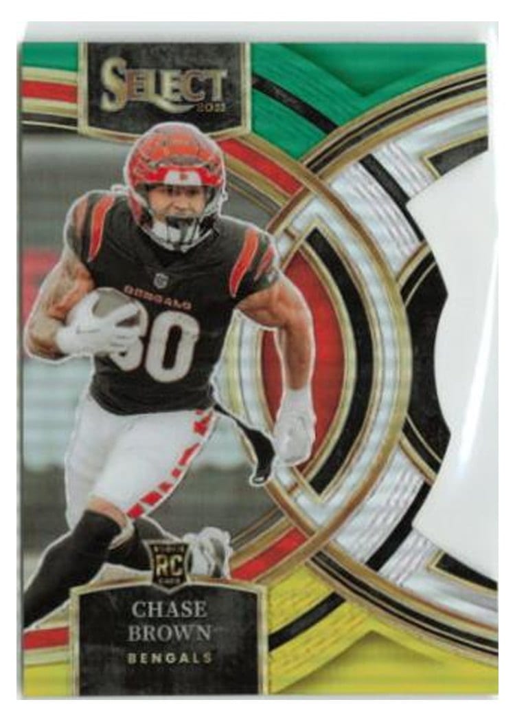 2023 Panini Select Base Set Chase Brown Green #151 card