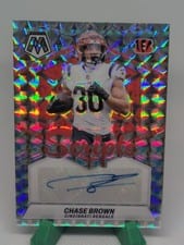2024 Panini Mosaic Scripts Chase Brown #SC-CBR card