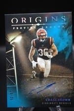 2024 Panini Origins Proving Ground Signatures Chase Brown #PGS-CBR card