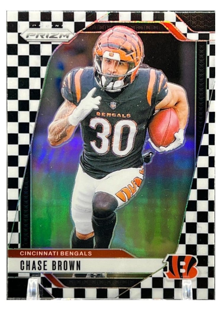 2024 Panini Prizm Base Set Chase Brown Black White Checker #60 card