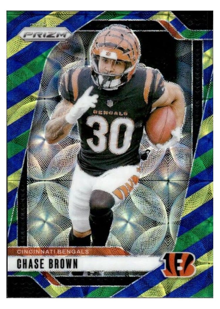 2024 Panini Prizm Base Set Chase Brown #60 card
