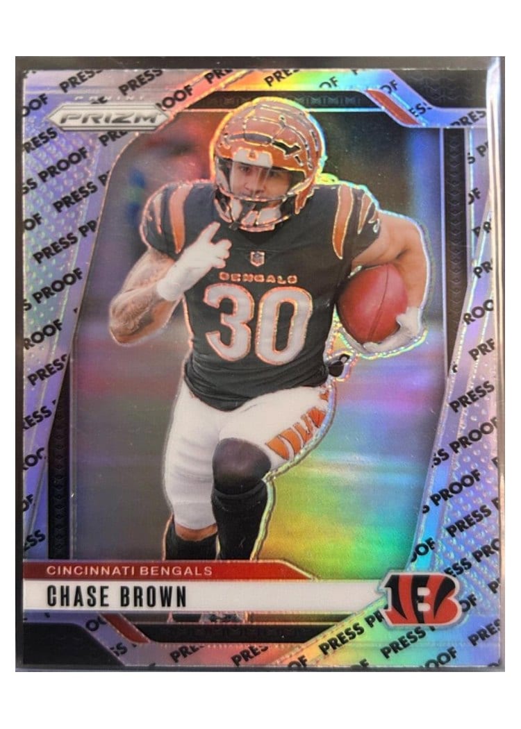 2024 Panini Prizm Base Set Chase Brown Press Proof #60 card