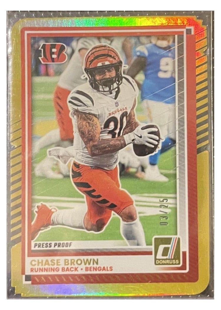 2025 Donruss Base Set Chase Brown #294 card