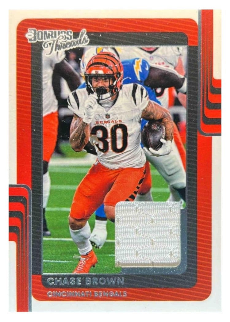2025 Donruss Donruss Threads Chase Brown #DTH-CBN card