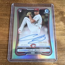2024 Bowman Draft Chrome Prospect Autograph Chase Burns #CPA-CB card