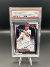 2024 Bowman Draft Chrome Prospect Autographs Chase Burns #CPA-CB card