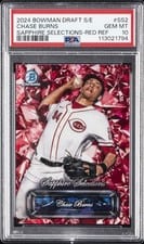2024 Bowman Draft Sapphire Edition Selections Chase Burns #SS-2 card