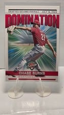 2024 Panini Prospect Edition Domination Chase Burns #1 card