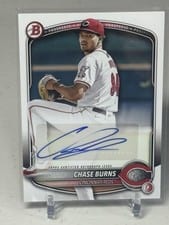 2025 Bowman Prospects Autographs Chase Burns #BPA-CB