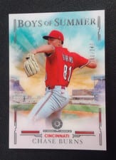 2025 Panini Boys of Summer Base Set Chase Burns #1 card