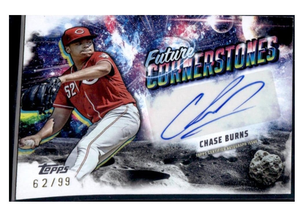 2025 Topps Pro Debut Future Cornerstones Autographs Chase Burns #FC-CB card