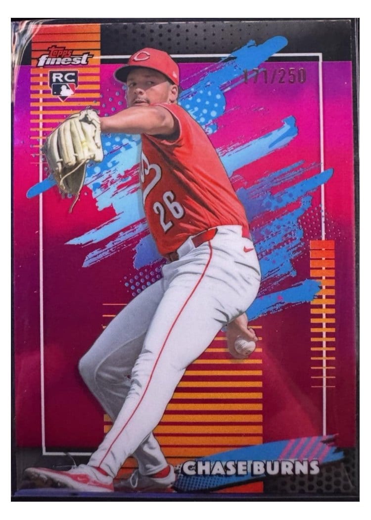 2026 Topps Finest Chase Burns #194 card