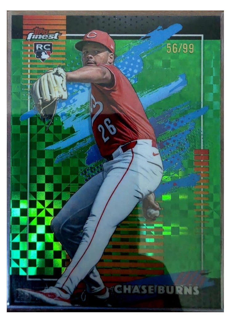 2026 Topps Finest Chase Burns #194 card