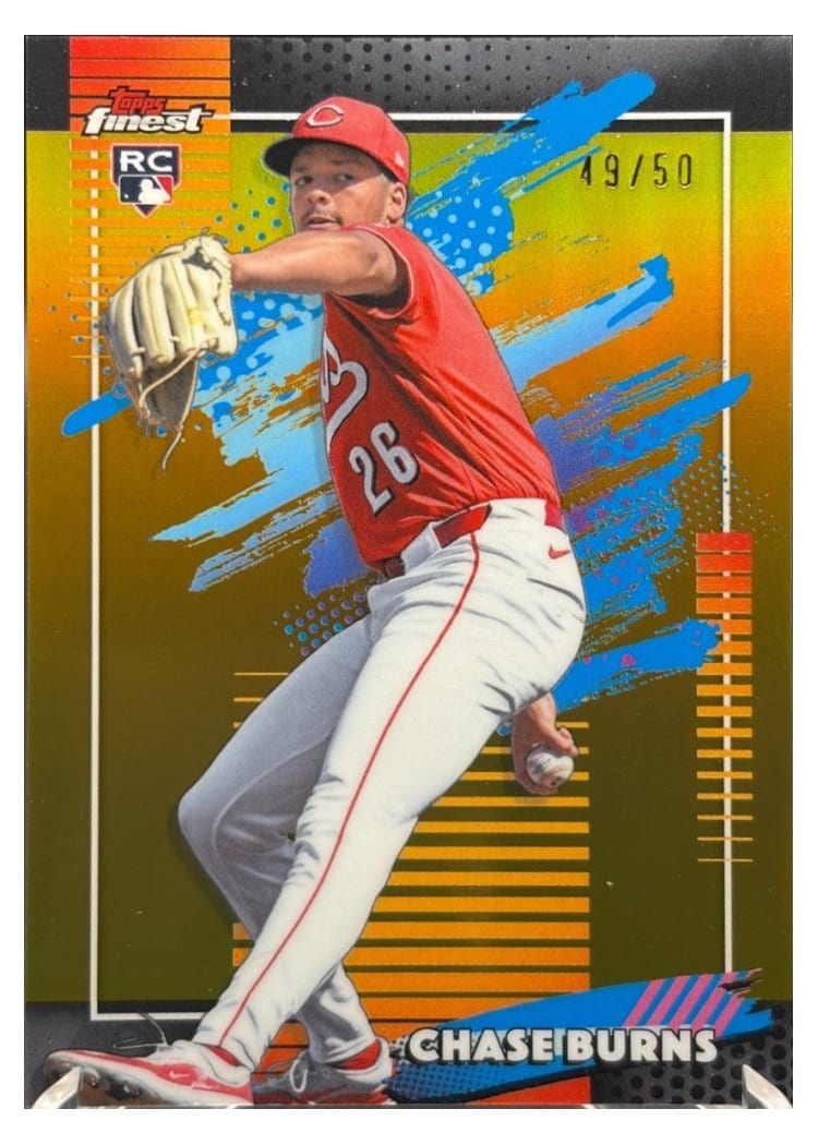 2026 Topps Finest Chase Burns #194 card