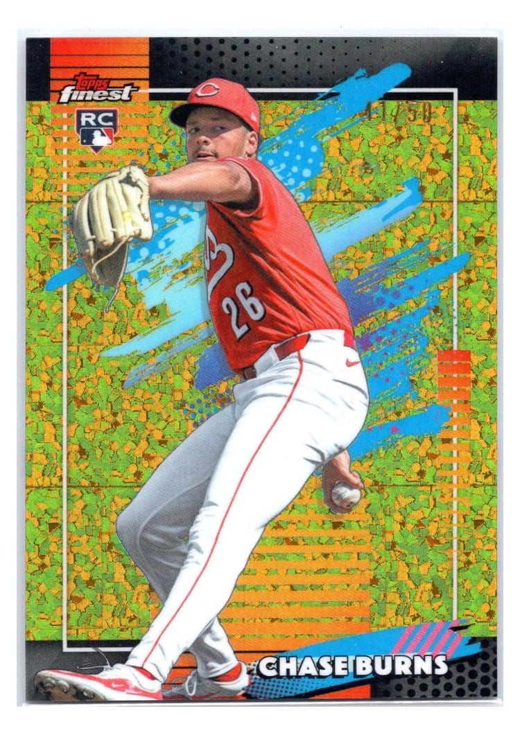 2026 Topps Finest Chase Burns #194 card
